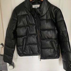 Debby Vegan Leather Puffer